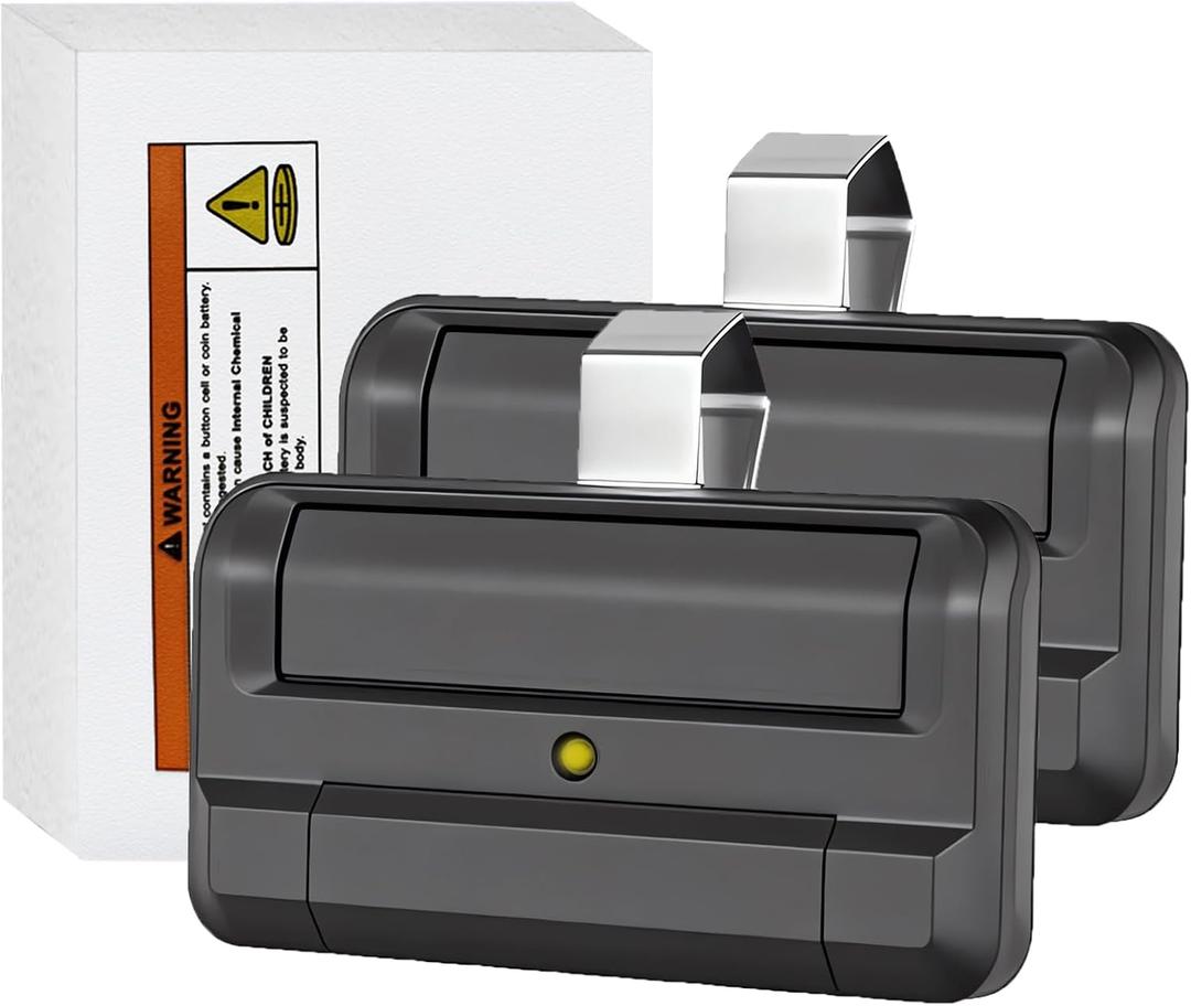 Gate Opener Remote for Liftmaster 811LM 811LMX, Compatible with Liftmaster Gate Opener and 850LM 860LM Receiver, Security+ 2.0, 12 Dip Switch, Replaces 811LM 361LM 61LM 61LMC, 2 Pack