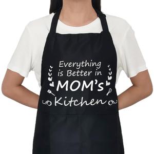 Mother's Day Gifts from Daughter Son for Mom Birthday Valentine's Day Christmas Gifts Mom Apron Mother Apron Best Gift for Women