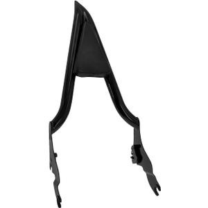HDBUBALUS Motorcycle One-piece Sissy Bar Passenger Backrest Compatible With Harley Touring Road King Road Glide Street Glide Electra Glide Road King 2009-2025 (Black-22inch)