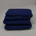 IMPROVIA Washable Underpads 34" x 36" Pack of 4 Heavy Absorbency Reusable Bedwetting Incontinence Pads for Adults, Kids, & Pets - Waterproof Protective Pad for Bed, Couch, Sofa, Floor (Navy & Green)