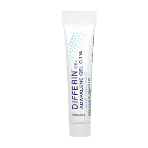 Differin Acne Treatment Gel, 30 Day Supply, Retinoid Treatment for Face with 0.1% Adapalene, Gentle Skin Care for Acne Prone Sensitive Skin, 15g Tube 