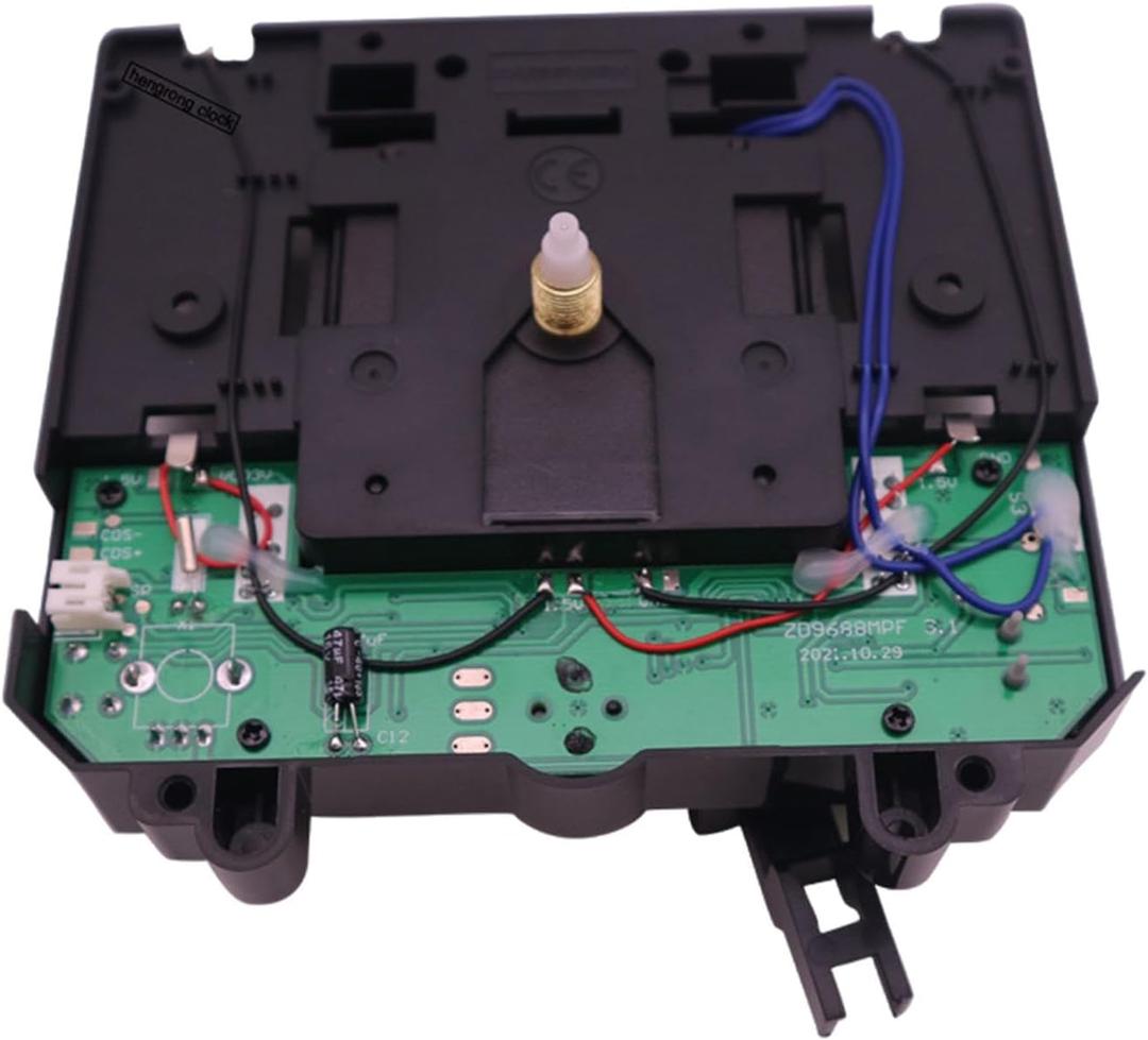 Generic Quartz Pendulum Clock Movement Mechanism Making for Good Performance Premium, 12.5cmx11.7cmx3.3cm, Black