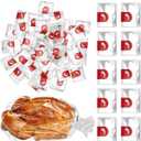 50 Pcs Oven Roasting Bags 14.96X9.84 Inch Heat Resistant Cooking Bags for Turkey Chicken Meat Vegetables Microwave & Oven Use