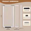 59.1'' Extra Tall Pet Gate,30.3''-40.9'' Wide Auto Close Pet Gate,Include 8.27'' Extension Kits,Cat Gate for Doorway with Safety Lock,Use of No-Drill Pressure Mount Extra Tall Cat Gates for Cats