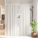 1PCS Spring Tension Curtain Rods 32 to 72 Inch White Tension Rod Spring Tension Rod long Curtain Rod Tension Adjustable Curtain Rods for Kitchen