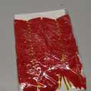 50pcs 3.5" Red Satin Ribbon Bows Twist Tie Bows for Gift Wrapping Christmas Tree Decoration with Fish Tails (Red)