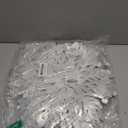 48 Pieces Snowflake Paper Placemats Winter Snowflake Disposable Place Mats Decorative Table Mats for Christmas Winter Frozen Party Table Setting Banquet Party Supplies (Silver)