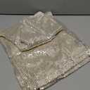 Nite closet Loose Silver Sequin Tops Sparkle Long Shirt for Women Punk Rock Clothing (6) L