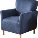 Stretch Chair Covers Armchair Slipcovers 1-Piece Printed Banquet Accent Chair Covers with Arms Soft Chair Slipcovers for Living Room Kids Pets Friendly Furniture Protector,Color 01