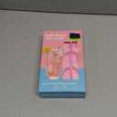 Genuine Fred Mold Ice Tray and Straws, Standard, Pink