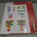 Christmas Advent Calendar Gifts for Kids, Commodum Wooden Building Blocks Set, City Construction Stacking Preschool Learning Toys, 24 Days Xmas Countdown Montessori Gifts for Toddlers Boys Girls 3+