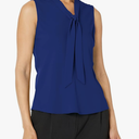 Kasper Women's Tie Front Blouse, XL