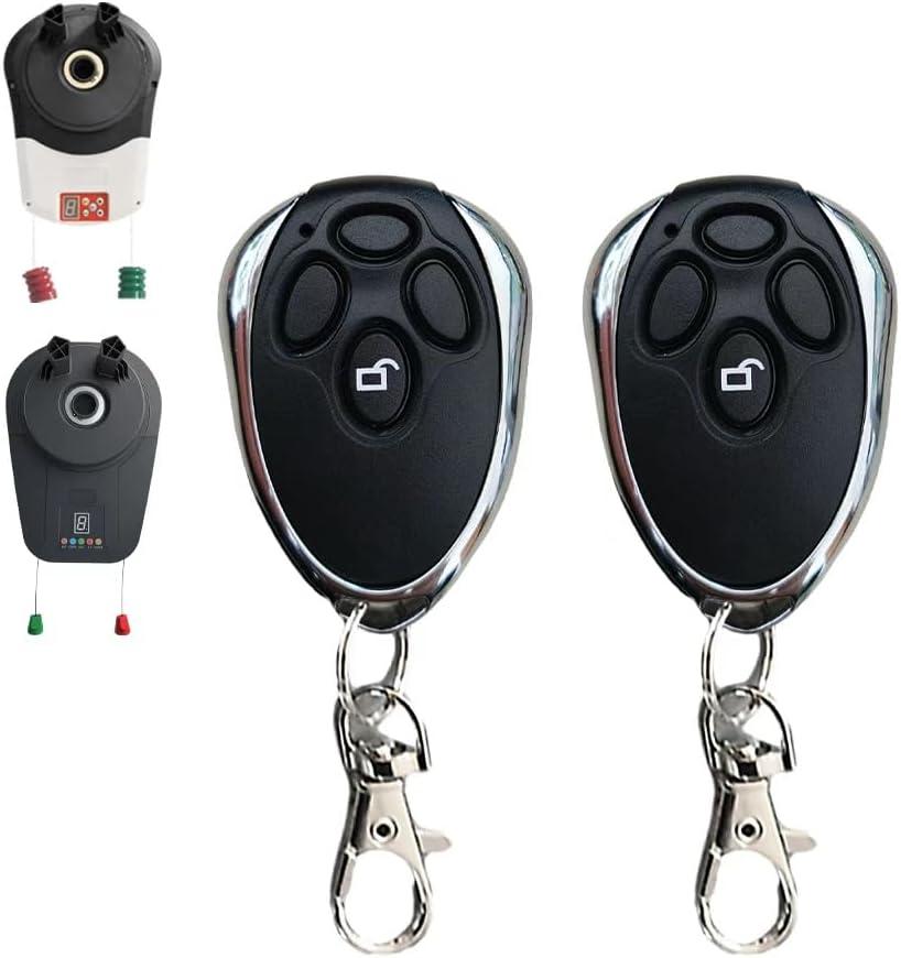 Remote Control for Roller Door Opener, Electric Smart Gate Opener with 100 Foot Range and Auto Close for Sliding Gates, Driveway Gate Opener Closer Accessory, Wireless Security Lock Smart Key