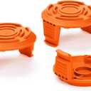Spool Cap Cover for Worx,Trimmer Replacement Spool Cap Covers for Worx,Suitable for Worx Weed Eater (3 Pack)