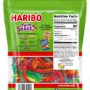 HARIBO Gummi Candy, Twin Snakes Sweet & Sour Gummy Candy, 28.8 Ounce Resealable Party Size Stand Up Bag, Soft & Chewy Snacks, Assorted Fruity Flavors