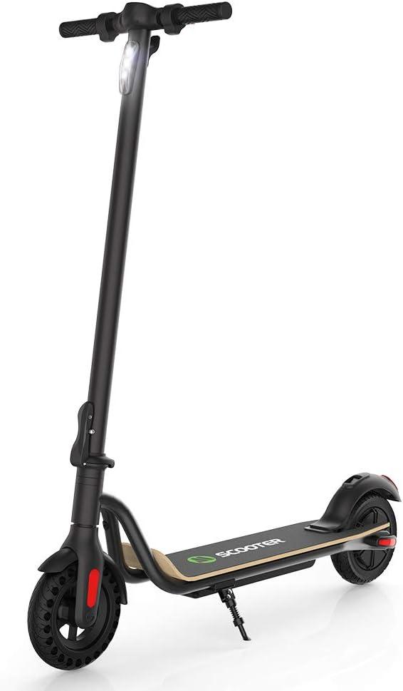MEGAWHEELS Electric Scooter, 3 Gears, Max Speed 15.5MPH, 12-17 Miles Rang 7.5Ah/5.0 Ah Powerful Battery with 8'' Tires Foldable Electric Scooter for Adults, Teens, Kids, Load 220-265 lbs