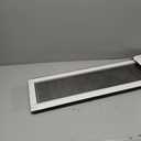 Hakuna Pets V2 Patio Pet Door Screen Insert Panel for Sliding Doors, Fits Door Track Min Ht 55.12" to Max Ht 84.25",UV Resistant Mesh, Locking Magnetic Dog Door, Easy Install and Removal, Small, White