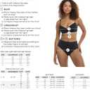 Skye Women's Mid Waist Full Coverage Bikini Bottom Swimsuit (Red, M)