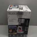 BLACK+DECKER 12 Cup Thermal Programmable Coffee Maker with Brew Strength and VORTEX Technology, Black/Steel