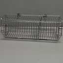 onlyfire 17 inch Stainless Steel Round Tumble Rotisserie Basket Cooking Accessory Fits for Most Grills