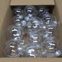 30 Pack Clear Plastic Christmas Ornaments Balls 2.36 Inch Fillable Ornament Ball Christmas Bulbs Xmas Hanging Ornaments for DIY Craft Projects Christmas Wedding Party Home Decor