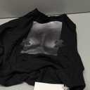 GORGLITTER Women's Graphic Print Cap Sleeve Crop Top Casual Round Neck Short Sleeve T-Shirt (Grey Figure) Small