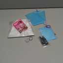 Riccle Piping Bags and Tips Set, 11.8 Inch 100 Anti Burst Piping Bags, 124 Pcs Cake Decorating Kit with 16 Piping Tips, 1 Reusable Pastry Bags, 3 Cake Scrapers, 2 Couplers, and 2 Icing Bags Ties