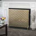 Christopher Knight Home Elmer Single Panel Iron Fireplace Screen, Gold