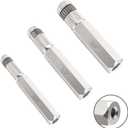 2026 Upgrade 3-Piece Internal Pipe Wrench Set, Pipe Nipple Extractor Set with Bottom Hex Notch, 3/8", 1/2" and 3/4" Pipe Capacity, Perfect for Allen Wrench Tools, Easy Internal Grip to Extract Nipples