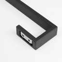 TocTen Bath Towel Rack - Square Base Thicken SUS304 Stainless Steel Towel Bar for Bathroom, Bathroom Bar Accessories Towel Rod Heavy Duty Wall Mounted Towel Holder (Matte Black, 20 Inch)