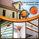 26ft High Reach Duster Kit with 5-20ft Extra Long Extension Pole