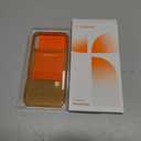 TORRAS for iPhone 17 Pro Max Case Crystal Orange, [Anti-Yellowing][Military-Grade Protection], Ultra Slim Anti-Scratch Back, Soft Bumper, Non-Slip Protective Phone Cover, Orange 6.9"