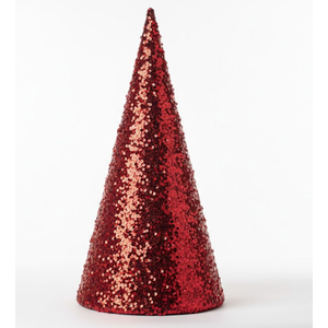 Ireer 6 Pcs Christmas Velvet Trees Set Various Size Velvet Cone Modern Decorations Indoor Table Tree Centerpiece Minimalist Xmas Holiday Winter Home Decor 