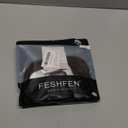 FESHFEN Large Messy Bun Hair Piece - Wavy Synthetic Chignon Scrunchies Elastic Ponytail Hair Extensions Thick Hairpieces for Women, Black Cherry 1.94oz