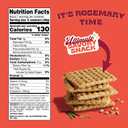 Back to Nature Rosemary & Olive Oil Harvest Whole Wheat Crackers, Non-GMO, Plant-Based Snack, Made with Whole Grain Wheat & Sea Salt, 7 oz Box (EXP 05/20/26)