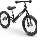 Balance Bike: for Big Kids Aged 4, 5, 6, 7, 8 and 9 Years Old - No Pedal Sport Training Bicycle | 16inch Wheel (Black)