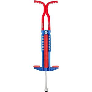 Flybar Master Pogo Stick, Ages 9+, 80 to 160 lbs, Easy Grip Handles, Anti-Slip Pegs, Outdoor Toys for Boys Girls, Outside Toys for Kids, Teens Tweens (Red/White/Blue)