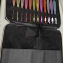 Mdoker Newest Aluminum Crochet Hook Set with Case Ergonomic Grip Crochet Hooks,Non-Slip Hooks for Arthritic Hands, Perfect Crochet Gift for Women,3mm-10mm