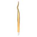 Velour Too Real Xtension Lash Applicator | Gold Stainless Steel | Double Ended Lash Tool for Easy False Eyelash Application