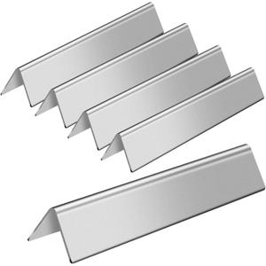 GasSaf L15.3 Flavorizer Bar Replacement for Weber 7636, Spirit 300 310 320 E310 E320 Series,Weber 46510001, 47513101 Gas Grill Front Controls (L15.3 x W2.6X T2.5inch)(5-Pack)
