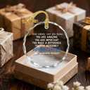 in Case Nobody Told You Today: You are Amazing, Important & Make a Difference - Appreciation Sign | Office Gift, Employee Gift, Appreciation Gifts,Thank You Gifts,Crystal Christmas Ornament