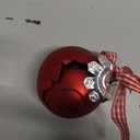 12 Pcs Valentines Day Ball Ornaments - 2.36 Inch Red Pink White Valentines Day Letter Hanging Decorations Buffalo Plaid Balls Ornaments for Tree Valentine's Day Party Supplies Decorations