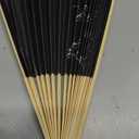 20 Pcs Funeral Favors Fans Forever in Our Hearts Folding Fan Memorial Handheld Paper Celebration of Life Decorations Fans for Guest Funeral Condolence Sympathy Gift(Black,Classical)