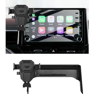 Car Phone Holder for Toyota Corolla/Corolla Cross Accessories 2019 2020 2021 2022 2023 2024 2025 Dash Mount Cell Phone Holder for Metal Ball Adapter Fit for Most Smartphones(8inch Screen Only)