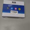 Compatible for EPT522 Ink Refill Bottles Replacement for ET-2800 ET-2400 ET-4800 ET-2803 EPT522 Ink Refill for Eco tank ET2800 ET2400 ET4800 ET2803 ET-2720 ET-4700 ET-4810 ET-2840 Printer, 5 Pack (2 Black,1 Cyan,1 Magenta,1 Yellow)