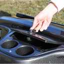 Red Hawk DASH-0094 Dash Compartment Compatible With/Replacement For Yamaha G29 Drive Carbon fiber Finish Golf Carts