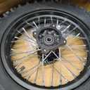 3.00-12 80/100-12 Dirt Bike Rear Rim Wheel Tire With 15mm Bearing for 50cc-125cc Apollo SSR TaoTao Baja DB14 CRF70 TTR PW80 XR70 KLX110 RM65 KX65 Coolster Pit Bike Motorcycle