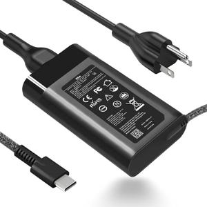 New Slim 65W USB C Laptop Charger Replacement for HP Spectre X360, Envy,Chromebook, EliteBook X360, Elite X2, Spectre, Replacement Type C AC Adapter Travel Power Cord