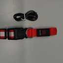 YFbrite Ultra Light Adjustable LED Dog Collar, Light up Dog Collars Rechargeable Glowing in The Dark Collars Visiblity & Safety for Small, Medium, Large Dogs (Red, Small)