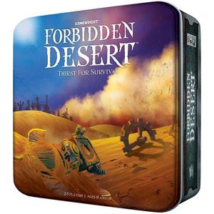 Gamewright - Forbidden Desert Cooperative Survival Adventure Board Game for 2-5 Players  Family Strategy for Ages 10+